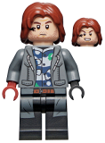 LEGO jw077 Rainn Delacourt - Dark Blue and White Shirt