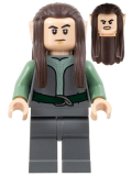 LEGO lor122 Rivendell Elf - Male, Dark Bluish Gray Shirt and Legs