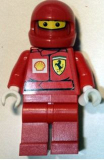 LEGO rac025bs F1 Ferrari Pit Crew Member - with Shell Torso Stickers