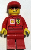 LEGO rac037bs F1 Ferrari Engineer 3 (8144-2) - with Shell Torso Stickers